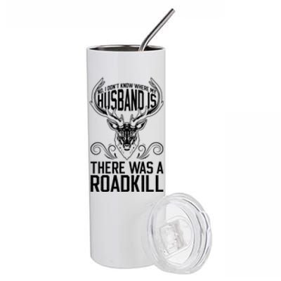 Taxidermy Mount Husband Taxidermy Hunting Trophy Roadkill Gift Stainless Steel Tumbler