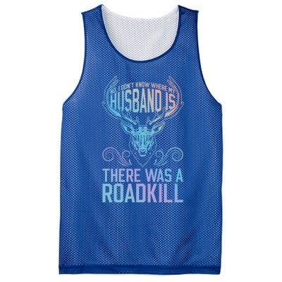 Taxidermy Mount Husband Taxidermy Hunting Trophy Roadkill Gift Mesh Reversible Basketball Jersey Tank