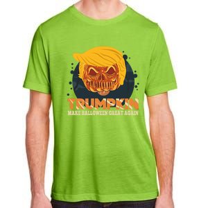 Trumpkin Make Halloween Great Again Funny Usa Trump Pumpkin Cool Gift Adult ChromaSoft Performance T-Shirt