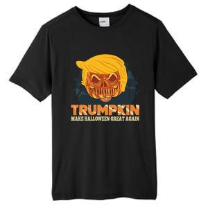 Trumpkin Make Halloween Great Again Funny Usa Trump Pumpkin Cool Gift Tall Fusion ChromaSoft Performance T-Shirt