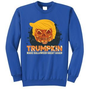 Trumpkin Make Halloween Great Again Funny Usa Trump Pumpkin Cool Gift Sweatshirt