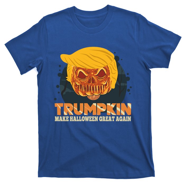 Trumpkin Make Halloween Great Again Funny Usa Trump Pumpkin Cool Gift T-Shirt