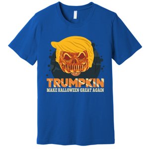 Trumpkin Make Halloween Great Again Funny Usa Trump Pumpkin Cool Gift Premium T-Shirt