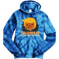 Trumpkin Make Halloween Great Again Funny Usa Trump Pumpkin Cool Gift Tie Dye Hoodie