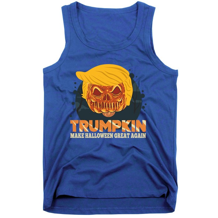 Trumpkin Make Halloween Great Again Funny Usa Trump Pumpkin Cool Gift Tank Top