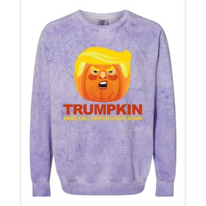 Trumpkin Make Halloween Great Again Great Gift Colorblast Crewneck Sweatshirt