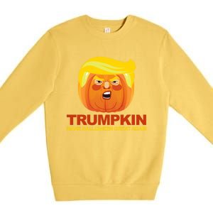 Trumpkin Make Halloween Great Again Great Gift Premium Crewneck Sweatshirt