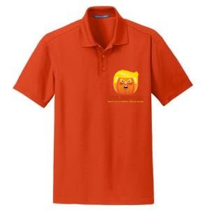 Trumpkin Make Halloween Great Again Great Gift Dry Zone Grid Polo