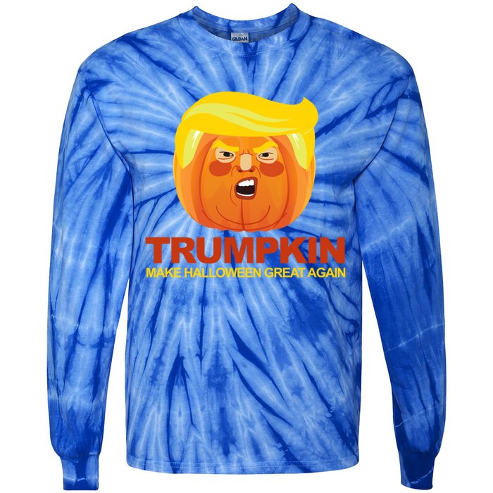 Trumpkin Make Halloween Great Again Great Gift Tie-Dye Long Sleeve Shirt