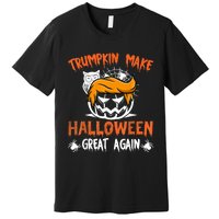 Trumpkin Make Halloween Great Again Funny Trump Support Premium T-Shirt