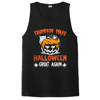 Trumpkin Make Halloween Great Again Funny Trump Support PosiCharge Competitor Tank