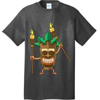 Tiki Man Hawaiian Summer Tropical Luau Party T-Shirt