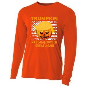 Trumpkin Make Halloween Great Again Gift Cooling Performance Long Sleeve Crew