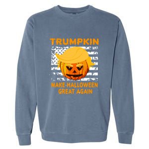 Trumpkin Make Halloween Great Again Gift Garment-Dyed Sweatshirt