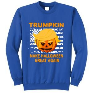 Trumpkin Make Halloween Great Again Gift Tall Sweatshirt