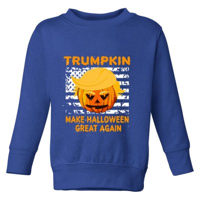 Trumpkin Make Halloween Great Again Gift Toddler Sweatshirt