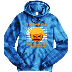 Trumpkin Make Halloween Great Again Gift Tie Dye Hoodie