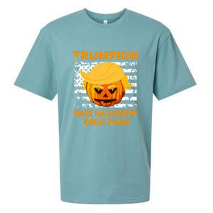 Trumpkin Make Halloween Great Again Gift Sueded Cloud Jersey T-Shirt