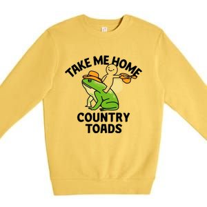 Take Me Home Country Toads Premium Crewneck Sweatshirt