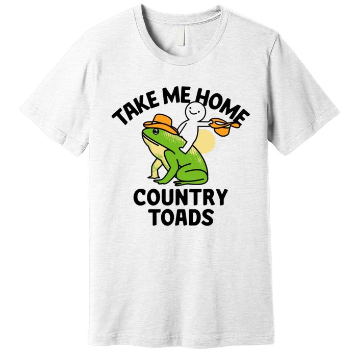 Take Me Home Country Toads Premium T-Shirt