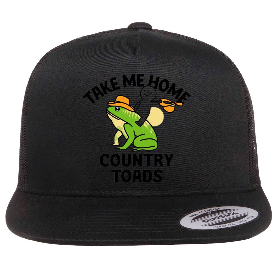 Take Me Home Country Toads Flat Bill Trucker Hat