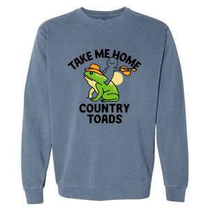 Take Me Home Country Toads Garment-Dyed Sweatshirt