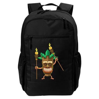 Tiki Man Hawaiian Summer Tropical Luau Party Backpack