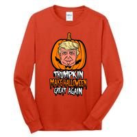 Trumpkin Make Halloween Great Again Tall Long Sleeve T-Shirt