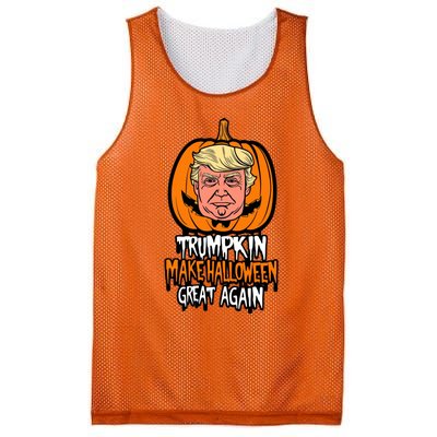 Trumpkin Make Halloween Great Again Mesh Reversible Basketball Jersey Tank