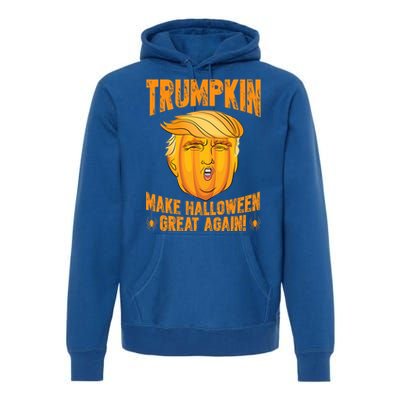 Trumpkin Make Halloween Great Again Halloween Trump Cute Gift Premium Hoodie