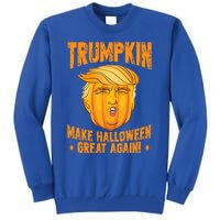 Trumpkin Make Halloween Great Again Halloween Trump Cute Gift Tall Sweatshirt