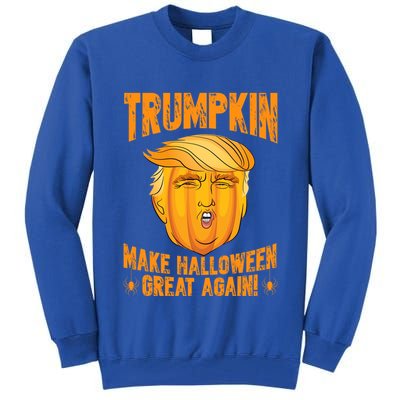 Trumpkin Make Halloween Great Again Halloween Trump Cute Gift Tall Sweatshirt