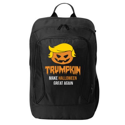 Trumpkin Make Halloween Great Again Funny Pro Trump City Backpack