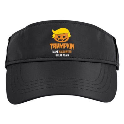 Trumpkin Make Halloween Great Again Funny Pro Trump Adult Drive Performance Visor