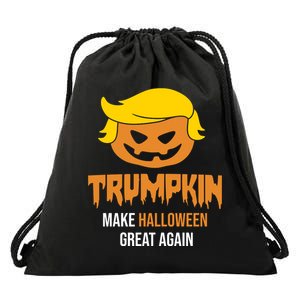 Trumpkin Make Halloween Great Again Funny Pro Trump Drawstring Bag