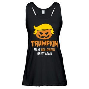 Trumpkin Make Halloween Great Again Funny Pro Trump Ladies Essential Flowy Tank