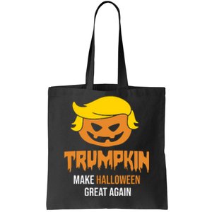 Trumpkin Make Halloween Great Again Funny Pro Trump Tote Bag