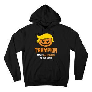 Trumpkin Make Halloween Great Again Funny Pro Trump Tall Hoodie