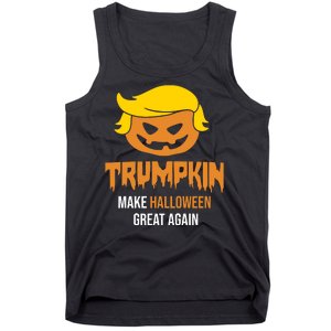 Trumpkin Make Halloween Great Again Funny Pro Trump Tank Top