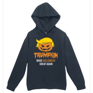 Trumpkin Make Halloween Great Again Funny Pro Trump Urban Pullover Hoodie