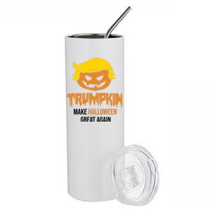 Trumpkin Make Halloween Great Again Funny Pro Trump Stainless Steel Tumbler