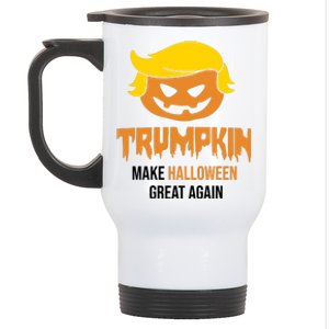 Trumpkin Make Halloween Great Again Funny Pro Trump Stainless Steel Travel Mug