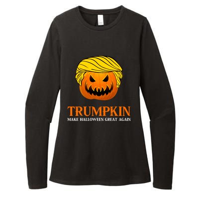 Trumpkin Make Halloween Great Again Pumpkin Gift Womens CVC Long Sleeve Shirt