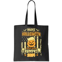 Trumpkin Make Halloween Great Again Funny Pumpkin Trump 2024 Tote Bag