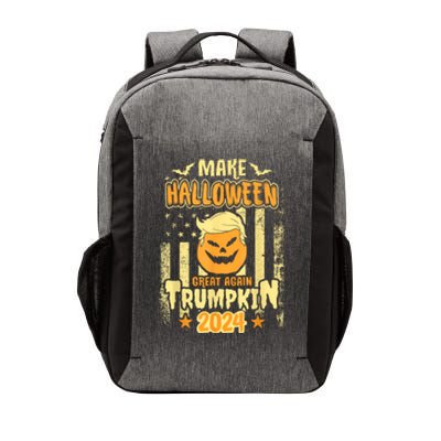 Trumpkin Make Halloween Great Again Funny Pumpkin Trump 2024 Vector Backpack