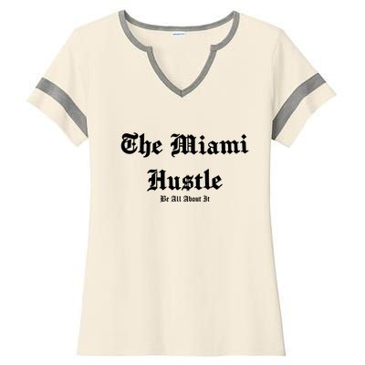 The Miami Hustle Ladies Halftime Notch Neck Tee