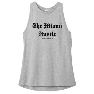 The Miami Hustle Ladies PosiCharge Tri-Blend Wicking Tank