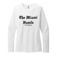 The Miami Hustle Womens CVC Long Sleeve Shirt