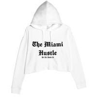 The Miami Hustle Crop Fleece Hoodie