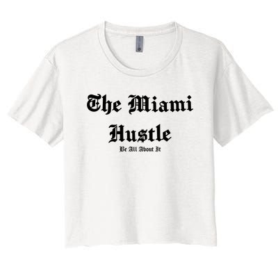 The Miami Hustle Women's Crop Top Tee